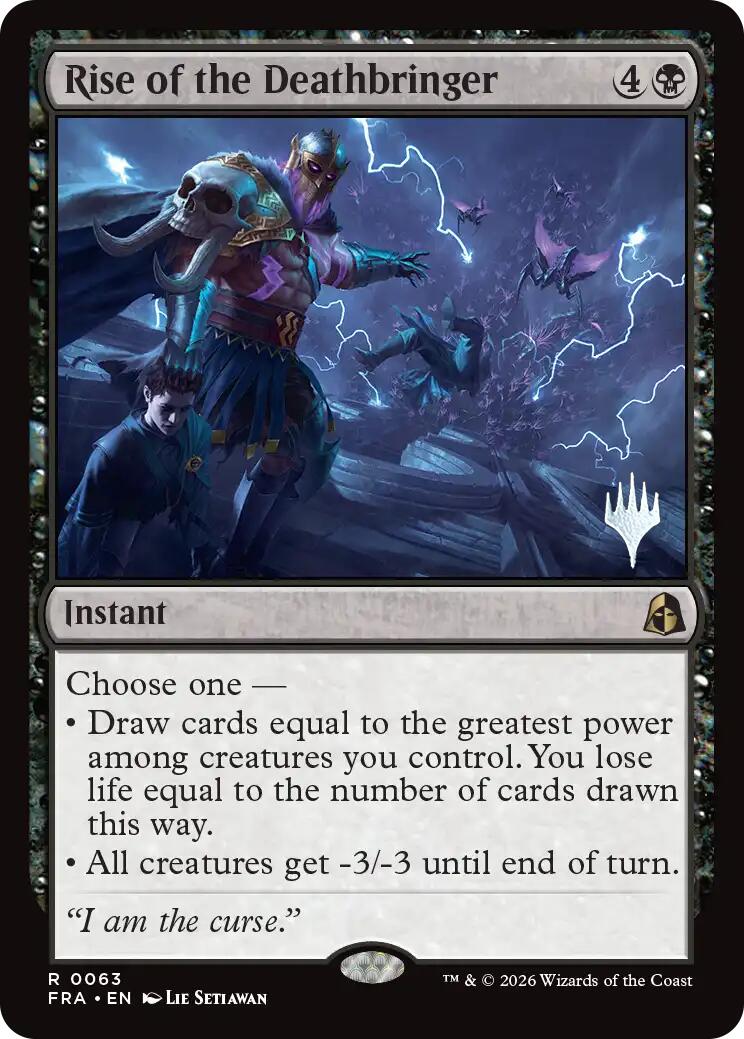 Rise of the Deathbringer [Reality Fracture Promos] | Magic Magpie