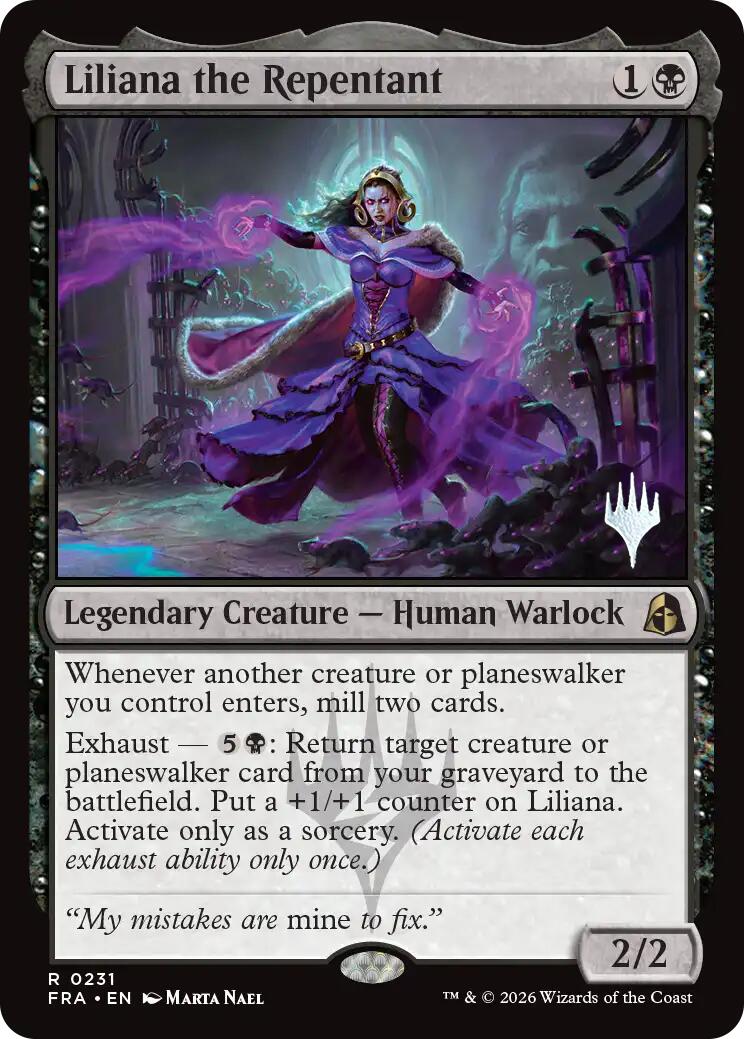 Liliana the Repentant [Reality Fracture Promos] | Magic Magpie