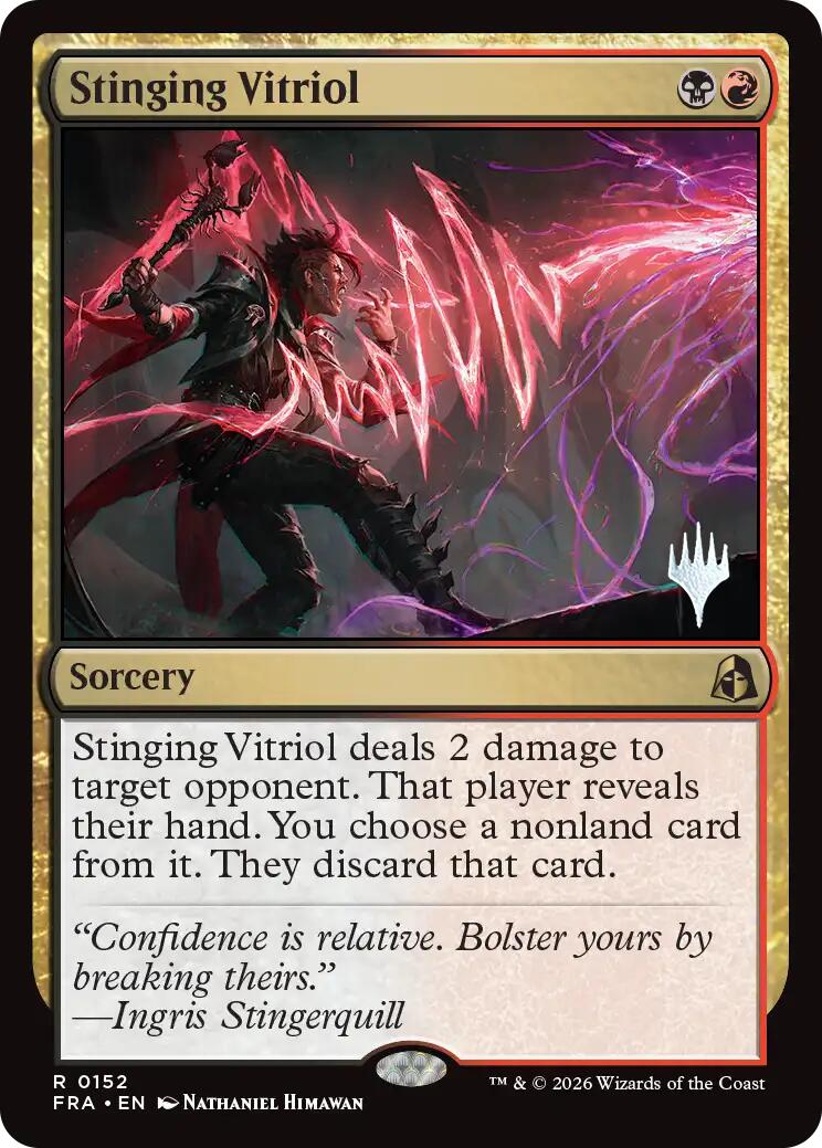 Stinging Vitriol [Reality Fracture Promos] | Magic Magpie