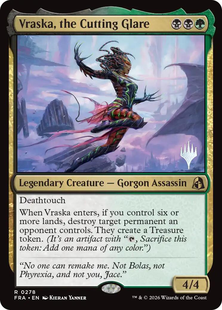 Vraska, the Cutting Glare [Reality Fracture Promos] | Magic Magpie