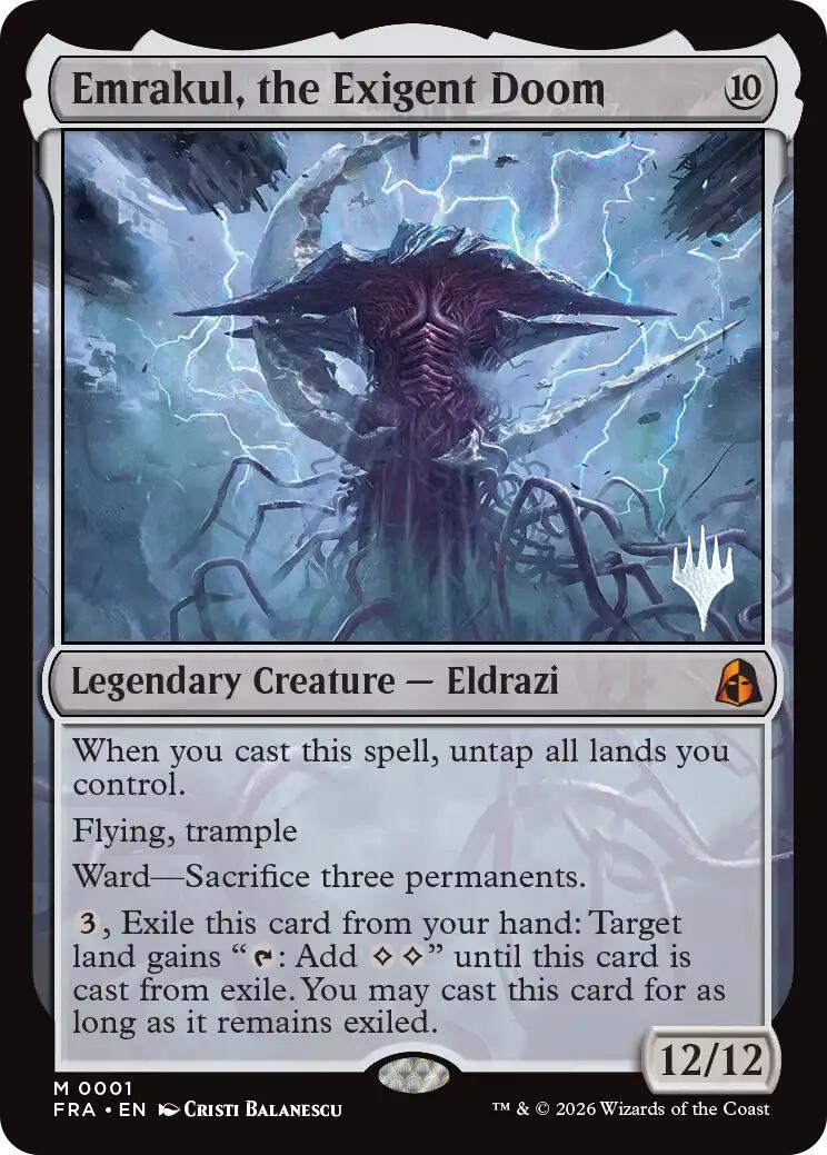Emrakul, the Exigent Doom [Reality Fracture Promos] | Magic Magpie