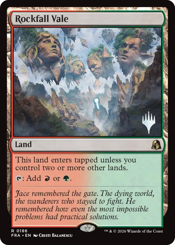 Rockfall Vale [Reality Fracture Promos] | Magic Magpie