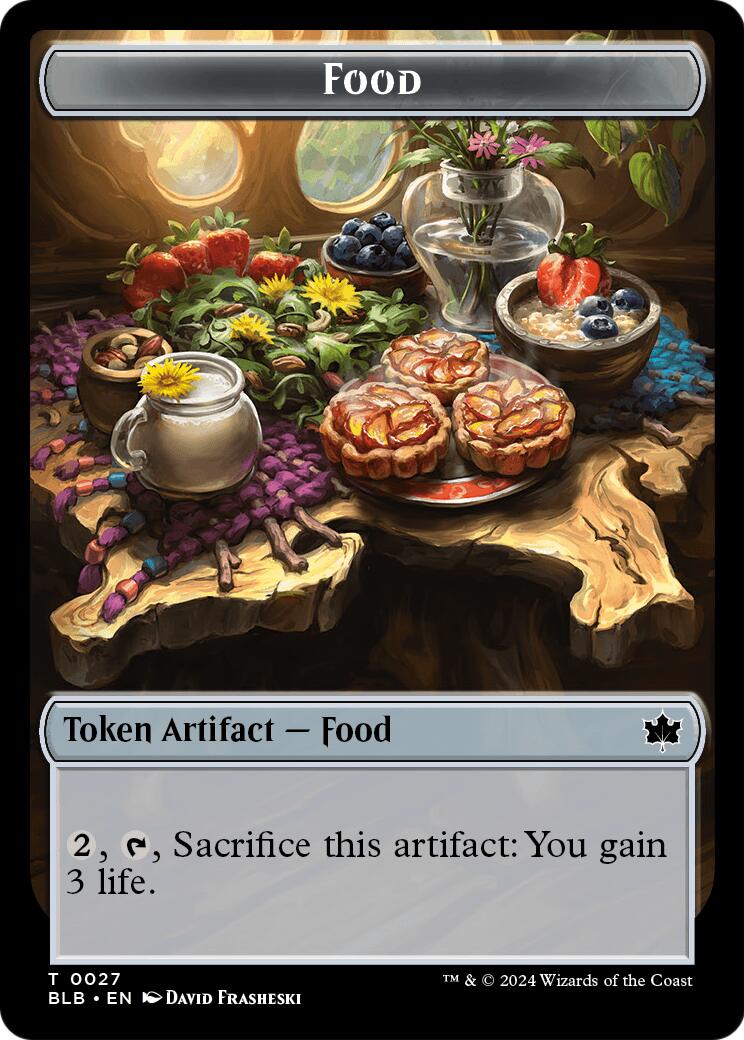 Food // Clue Token Double-Sided Token [Secrets of Strixhaven Tokens] | Magic Magpie
