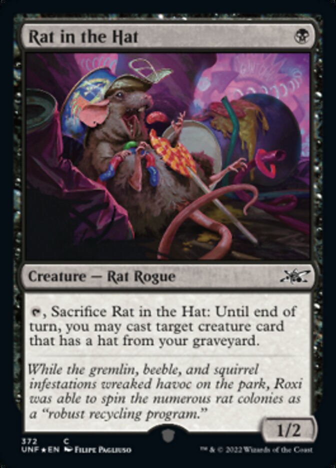 Rat in the Hat (Galaxy Foil) [Unfinity] | Magic Magpie