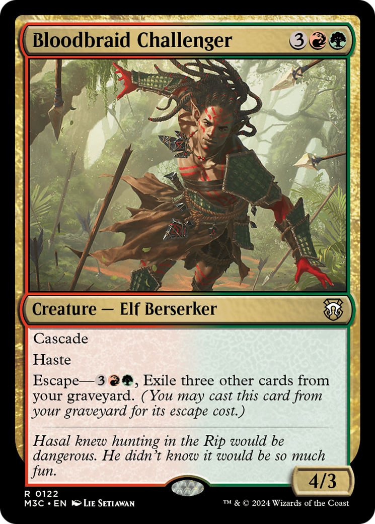 Bloodbraid Challenger [Modern Horizons 3 Commander] | Magic Magpie