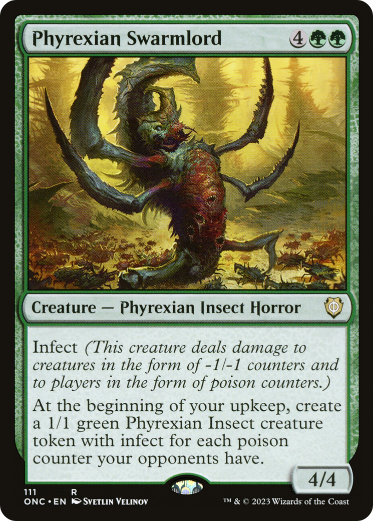 Phyrexian Swarmlord [Phyrexia: All Will Be One Commander] | Magic Magpie