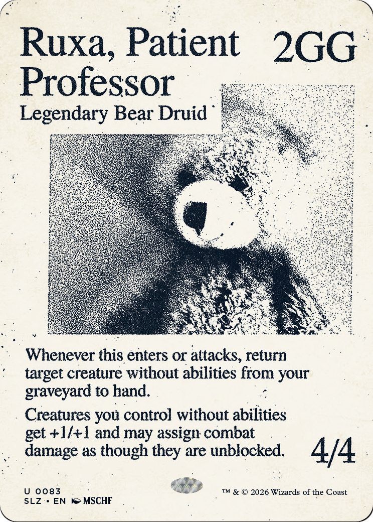 Ruxa, Patient Professor (0083) [Secret Lair x MSCHF: The Zeta Set] | Magic Magpie