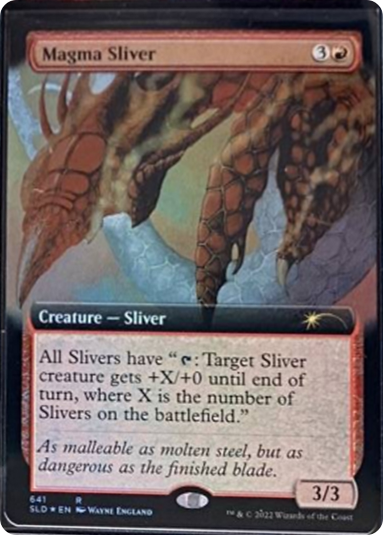 Magma Sliver (Extended Art) [Secret Lair Drop Series] | Magic Magpie