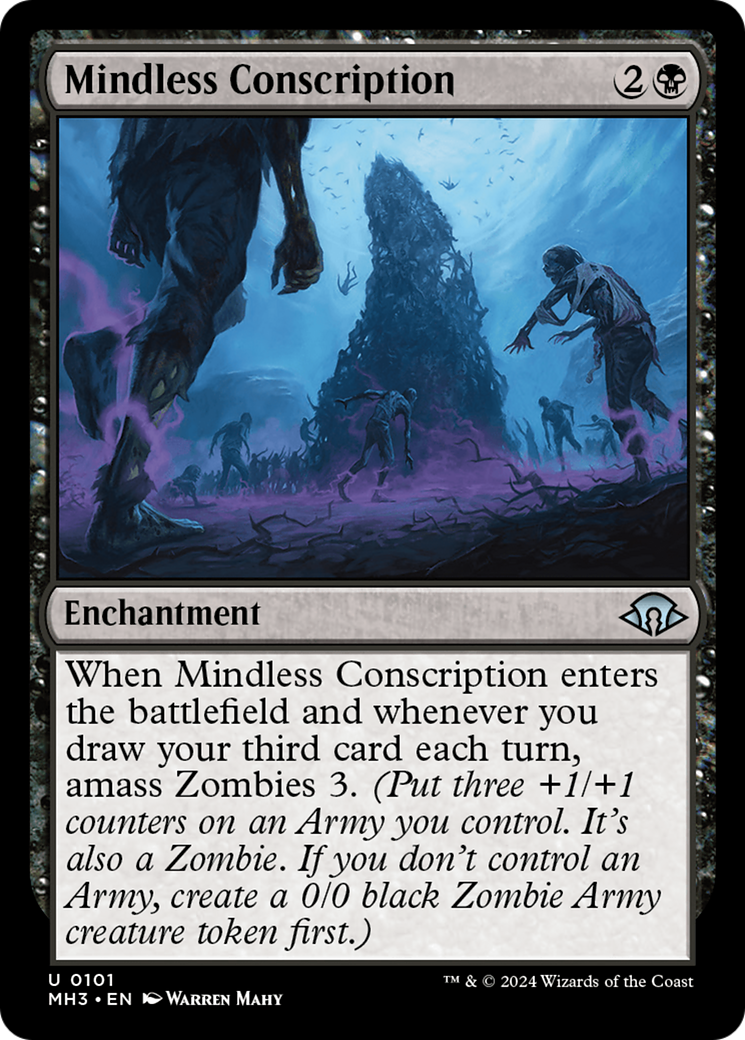 Mindless Conscription [Modern Horizons 3] | Magic Magpie