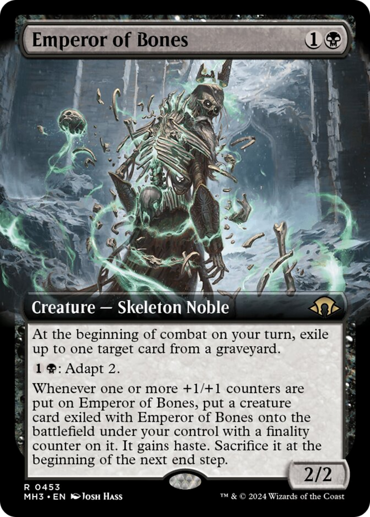 Emperor of Bones (Extended Art) [Modern Horizons 3] | Magic Magpie