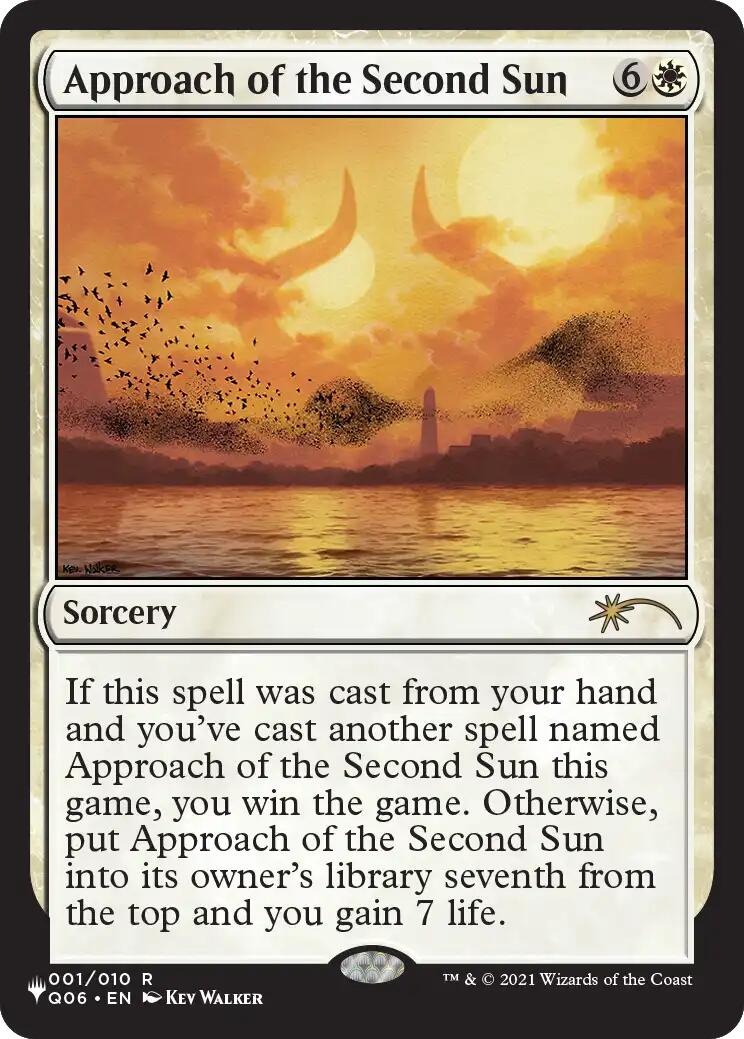 Approach of the Second Sun (Q06) [The List] | Magic Magpie