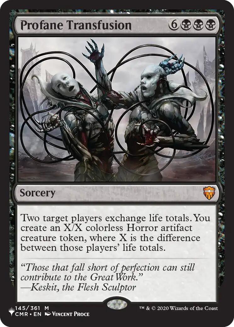 Profane Transfusion [The List] | Magic Magpie