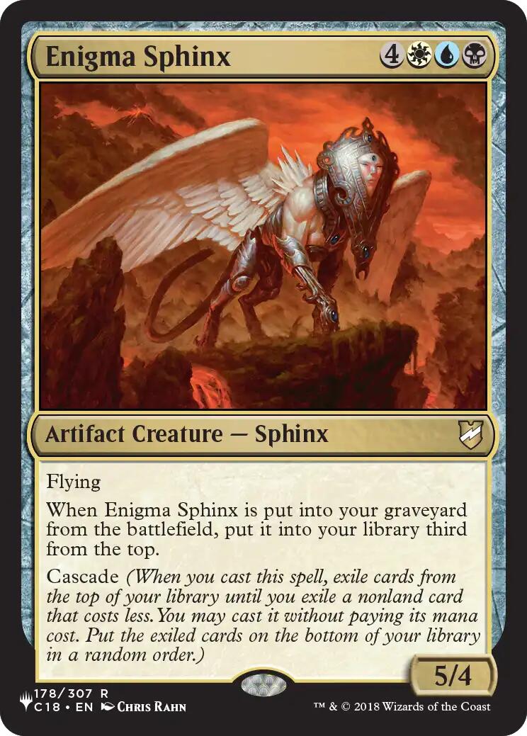 Enigma Sphinx [The List] | Magic Magpie