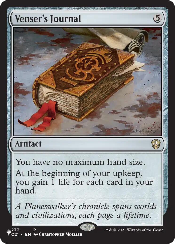 Venser's Journal [The List] | Magic Magpie
