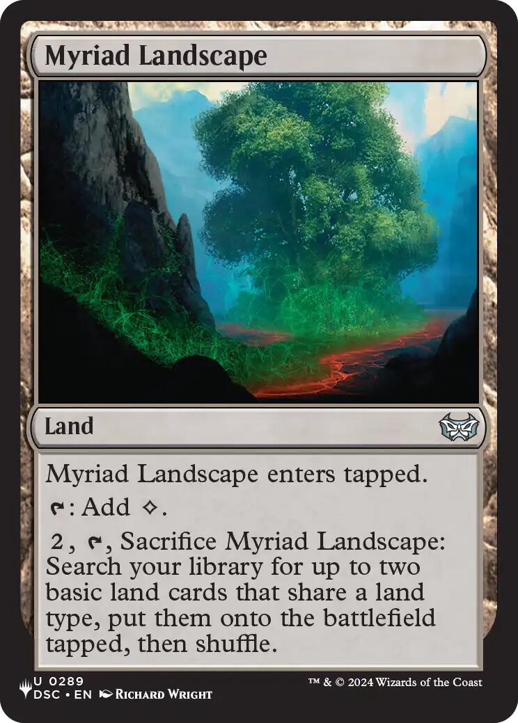 Myriad Landscape (DSC) [The List] | Magic Magpie