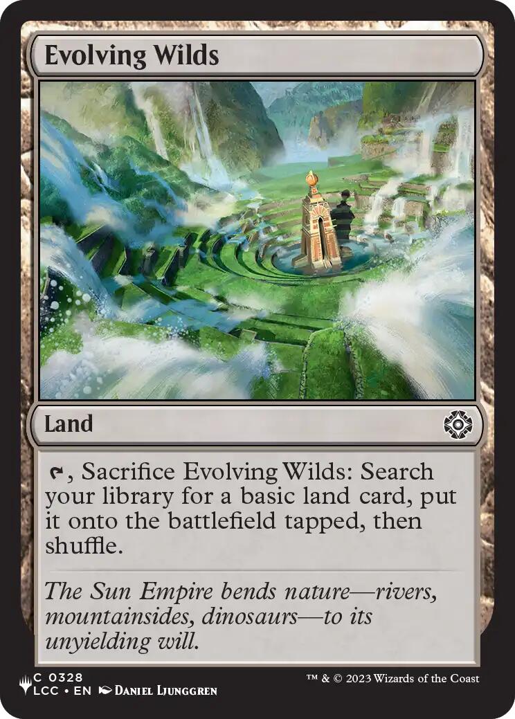 Evolving Wilds (LCC) [The List] | Magic Magpie