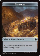 Treasure // The Monarch Double-Sided Token [Foundations Commander Tokens] | Magic Magpie