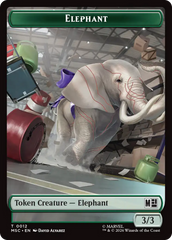 Angel // Elephant Double-Sided Token [Marvel Super Heroes Commander Tokens] | Magic Magpie
