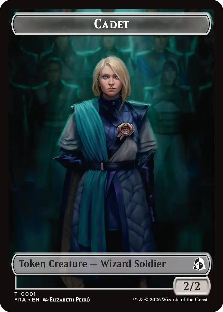 Cadet // Map Double-Sided Token [Reality Fracture Commander Tokens] | Magic Magpie