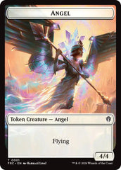 Angel // Myr Double-Sided Token [Reality Fracture Commander Tokens] | Magic Magpie
