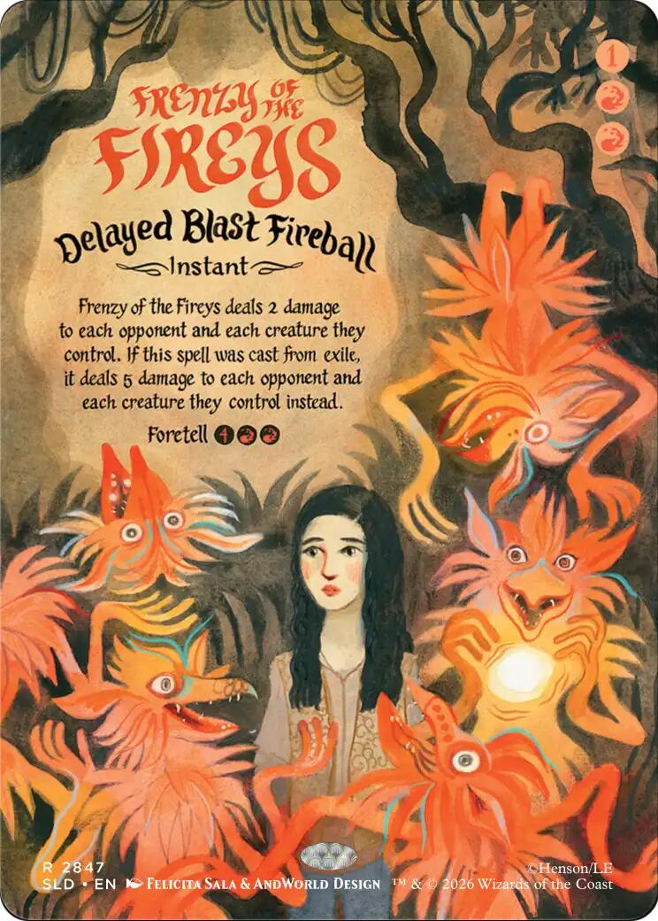 Frenzy of the Fireys - Delayed Blast Fireball [Secret Lair Drop Series] | Magic Magpie