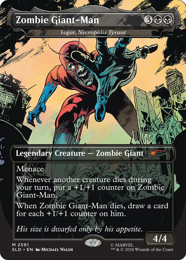 Zombie Giant-Man - Vogar, Necropolis Tyrant [Secret Lair Drop Series] | Magic Magpie