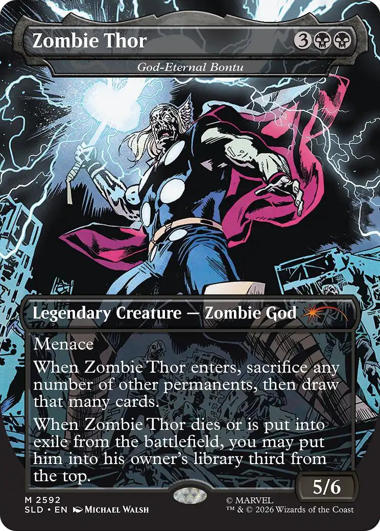 Zombie Thor - God-Eternal Bontu [Secret Lair Drop Series] | Magic Magpie