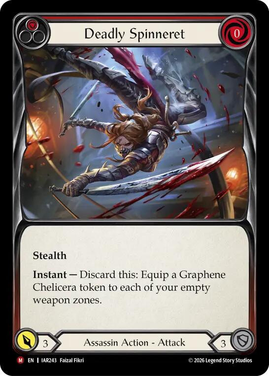 Deadly Spinneret [IAR243] (Usurp the Shadow Throne) | Magic Magpie