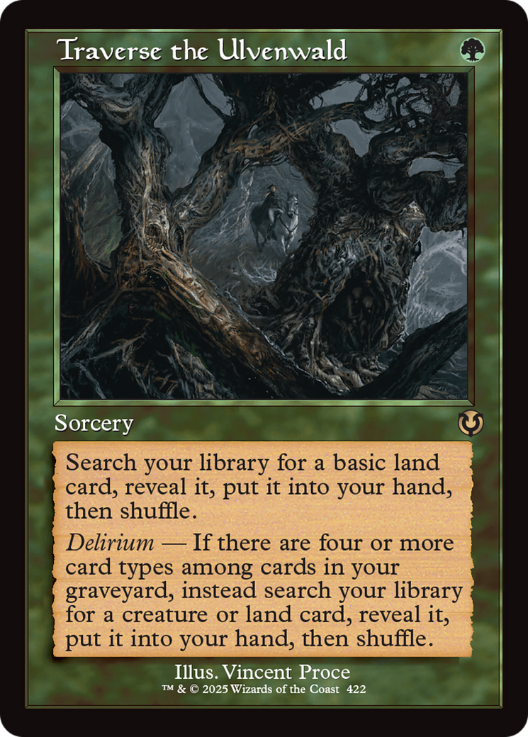 Traverse the Ulvenwald (Retro Frame) [Innistrad Remastered] | Magic Magpie