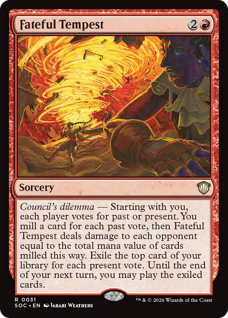 Fateful Tempest [Secrets of Strixhaven Commander] | Magic Magpie