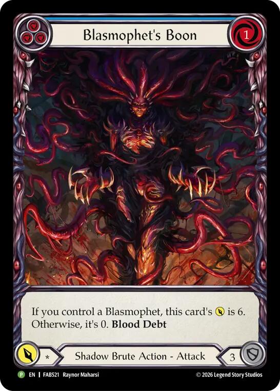 Blasmophet's Boon [FAB521] (Promo)  Rainbow Foil | Magic Magpie