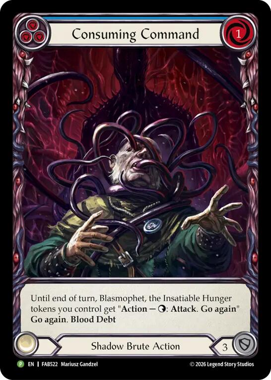 Consuming Command [FAB522] (Promo)  Rainbow Foil | Magic Magpie