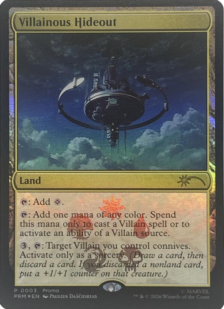 Villainous Hideout [Marvel Super Heroes Promos] | Magic Magpie
