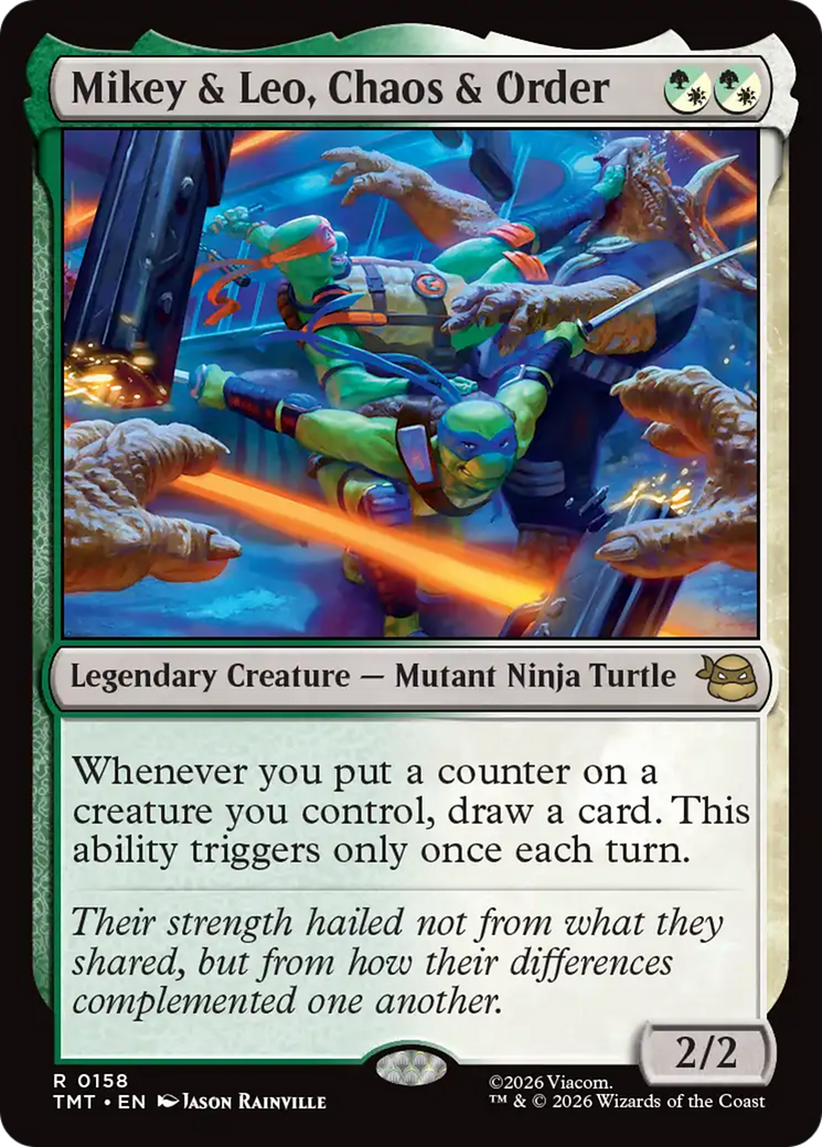 Mikey & Leo, Chaos & Order [Teenage Mutant Ninja Turtles] | Magic Magpie