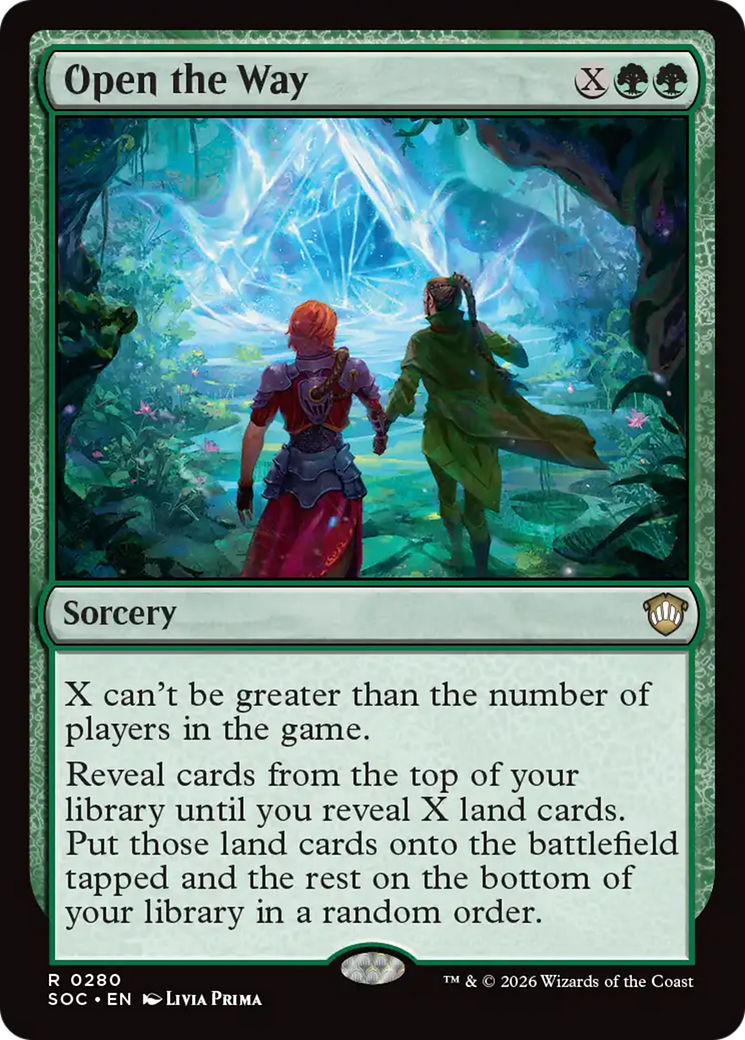 Open the Way [Secrets of Strixhaven Commander] | Magic Magpie