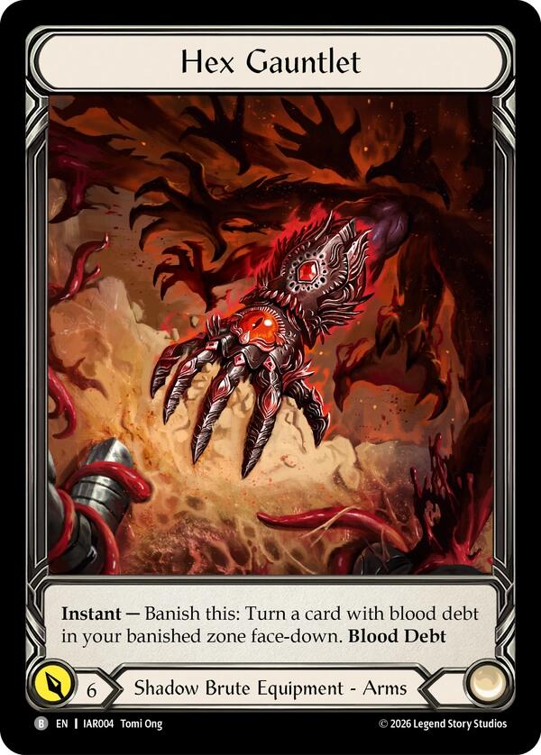 Hex Gauntlet (Extended Art) [IAR004] (Usurp the Shadow Throne)  Cold Foil | Magic Magpie