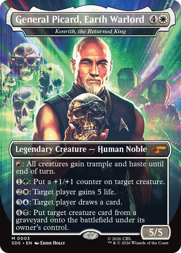 General Picard, Earth Warlord - Kenrith, the Returned King (Borderless) [Star Trek: Stardates] | Magic Magpie