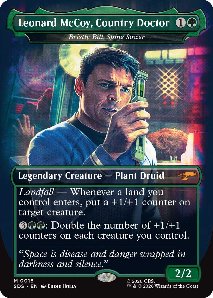 Leonard McCoy, Country Doctor - Bristly Bill, Spine Sower (Borderless) [Star Trek: Stardates] | Magic Magpie