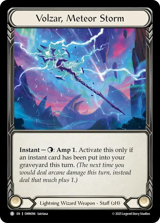 Zyggy // Volzar, Meteor Storm [OMN002 // OMN096] (Omens of the Third Age) | Magic Magpie