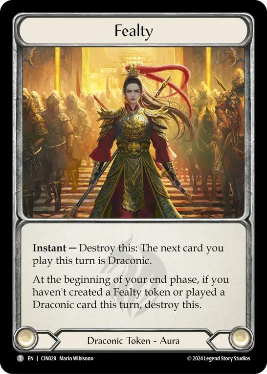 Fealty [CIN028] (The Hunted Cindra Blitz Deck) | Magic Magpie