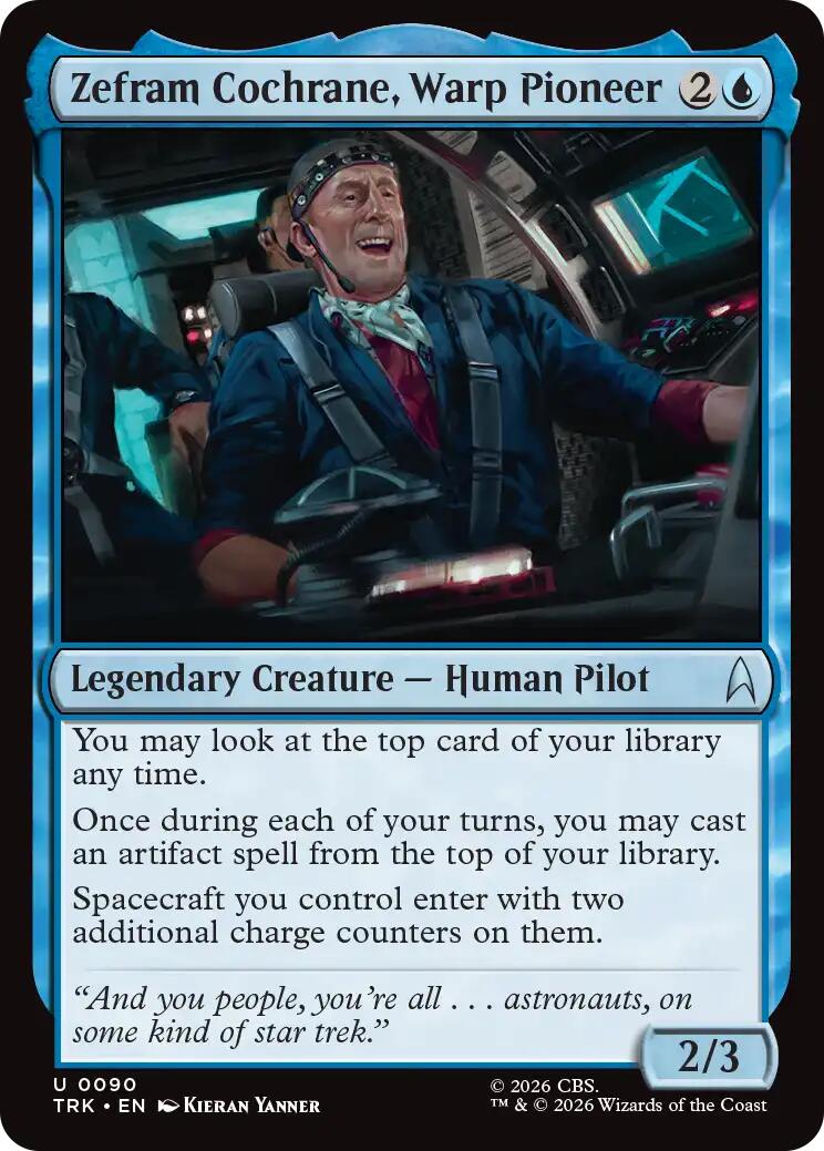 Zephram Cochrane, Warp Pioneer [Star Trek] | Magic Magpie