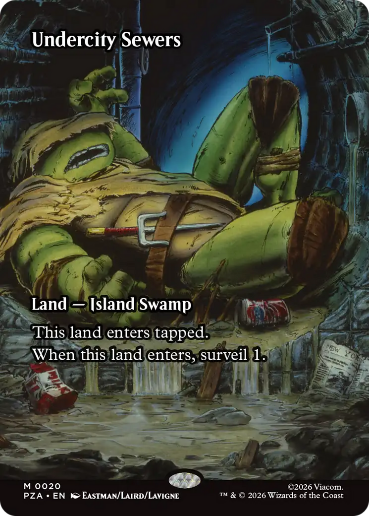 Undercity Sewers (Borderless) [Teenage Mutant Ninja Turtles Eternal-Legal] | Magic Magpie