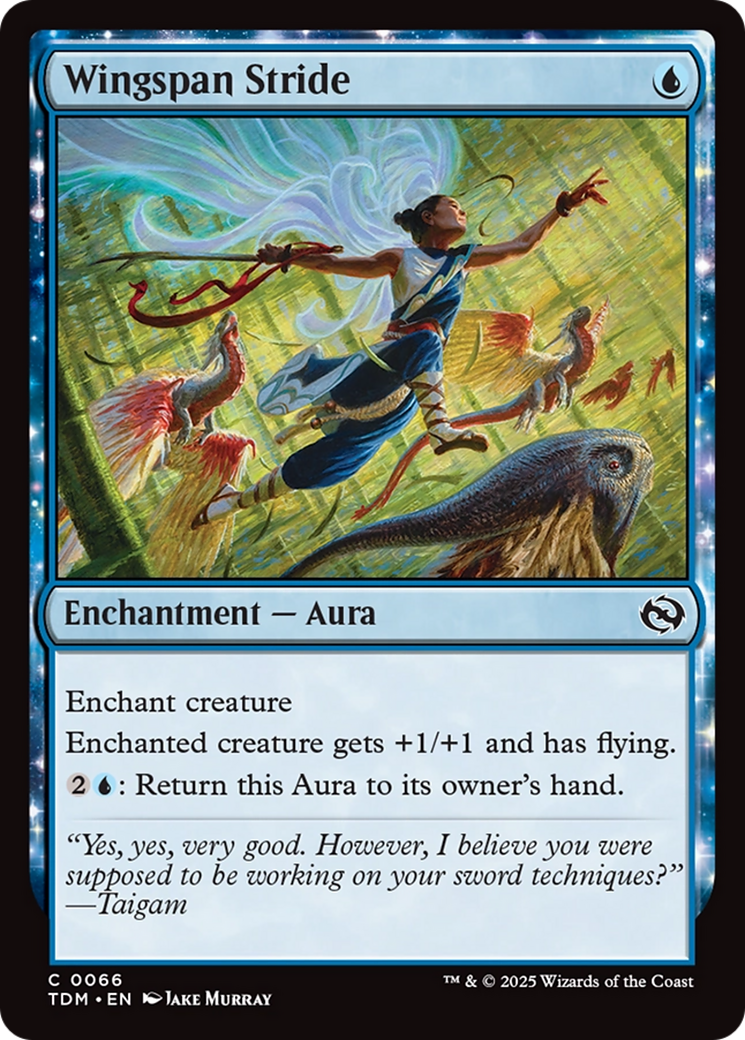 Wingspan Stride [Tarkir: Dragonstorm] | Magic Magpie