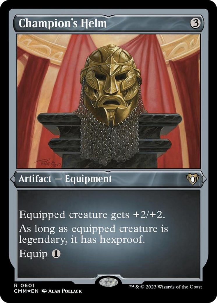 Champion's Helm (Foil Etched) [Commander Masters] | Magic Magpie