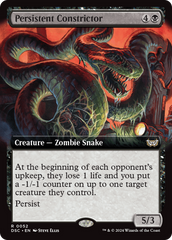 Persistent Constrictor (Extended Art) [Duskmourn: House of Horror Commander] | Magic Magpie