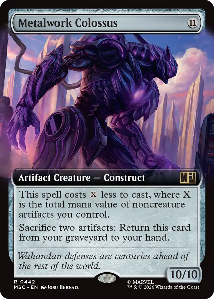 Metalwork Colossus (Extended Art) [Marvel Super Heroes Commander] | Magic Magpie