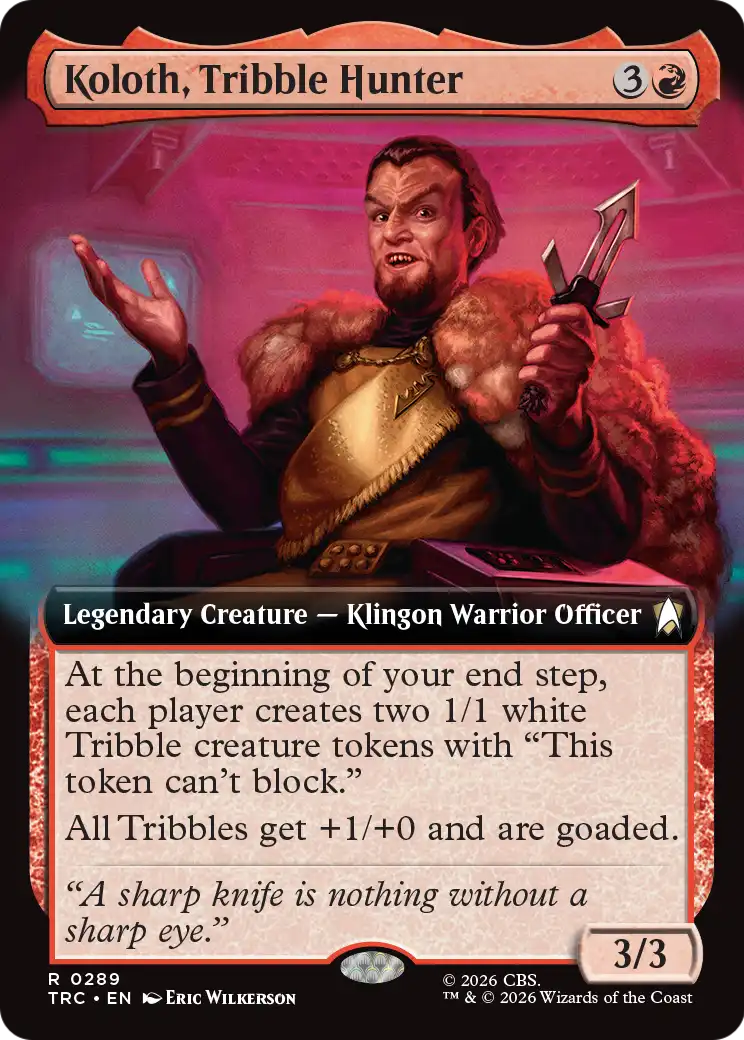 Koloth, Tribble Hunter (Extended Art) [Star Trek] | Magic Magpie
