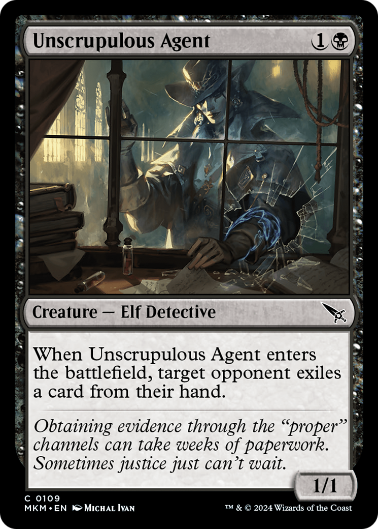 Unscrupulous Agent [Murders at Karlov Manor] | Magic Magpie