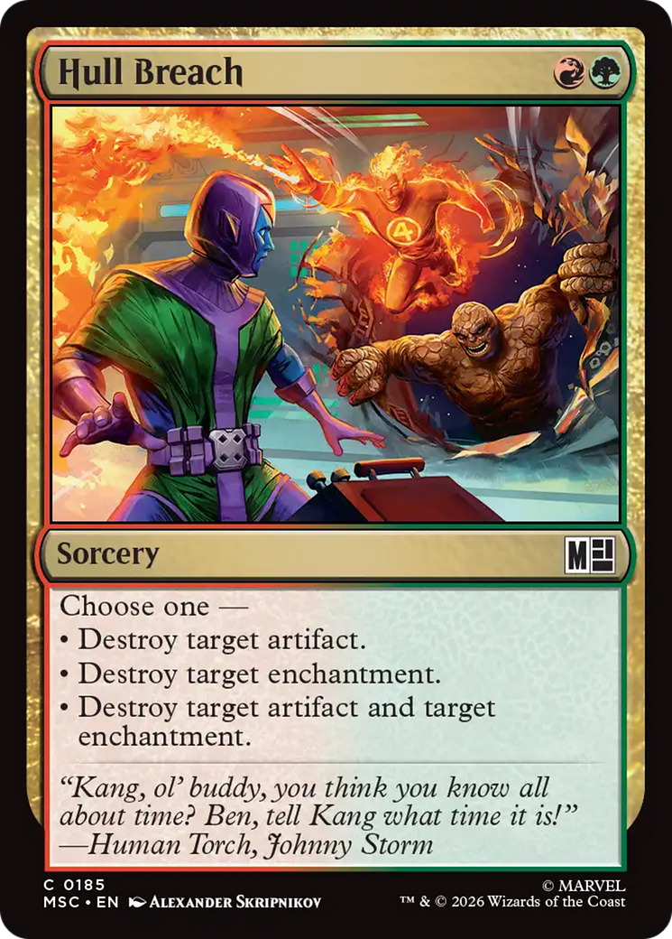 Hull Breach (Surge Foil) [Marvel Super Heroes Commander] | Magic Magpie