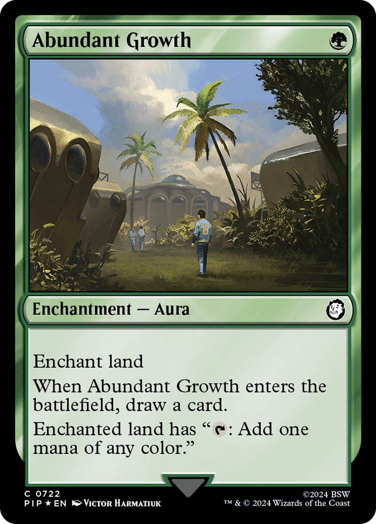 Abundant Growth (Surge Foil) [Fallout] | Magic Magpie